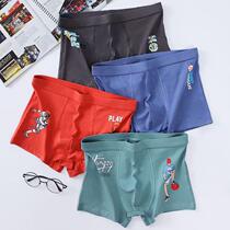 2021 cotton youth underwear comfortable male student boxer head Senior High School boxer pants cartoon breathable tide fashion fashion