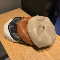 Warehouse chain fashion hat children autumn 2021 tide Korean beret female spring and autumn personality retro style try