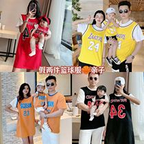 2021 Summer New Baby Siamese Parent-Child A Family of Three Four Family Dress Sports Style Female Skirt