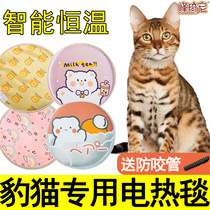Bengali Leopard Cat Special Thermostatic Electric Blanket Nest Kitty Sleeping Electric Bedding Winter Heating Mat Cat With Anti Bite