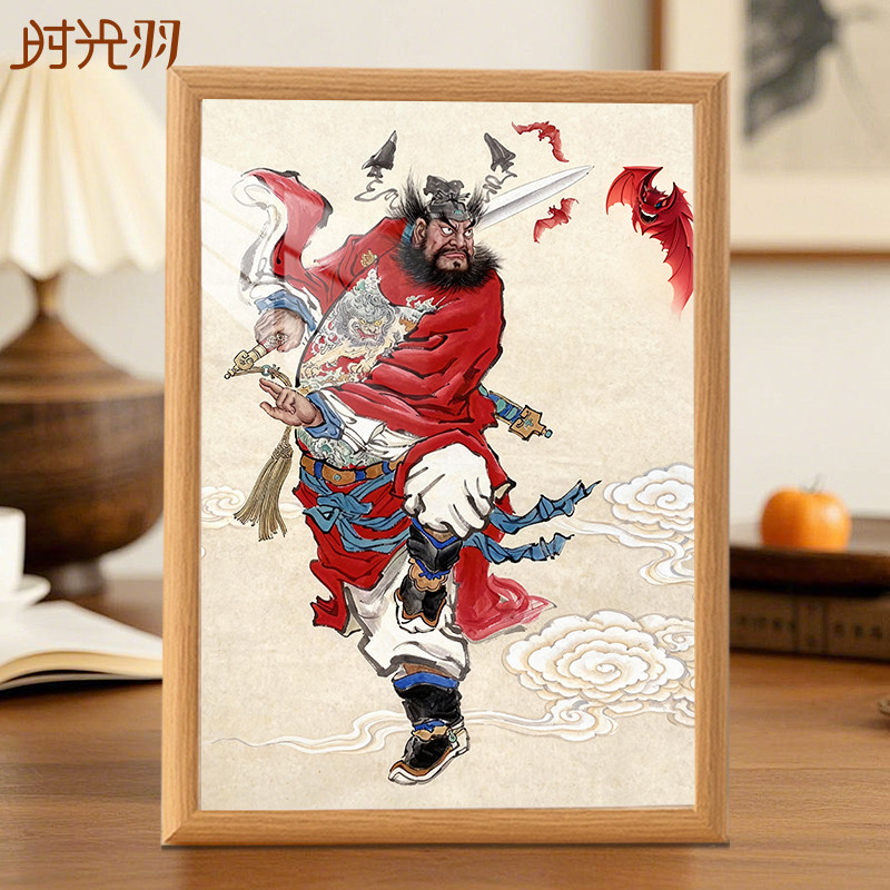吴道子 钟馗図》 中堂掛軸 鑑賞用 宣紙装裱／魔除け・開運飾り 吴道子钟馗中堂画-吴道子钟馗中堂画促销价格、吴道子钟馗中堂画品牌- 淘宝