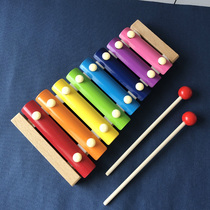 Music musical instrument boys and girls baby childrens educational toys 1-3-year-old infant eight-tone xylophone