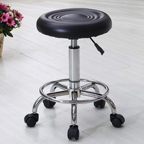 Thickened bar chair European lifting bar chair high foot stool rotating back chair simple nail art barber chair