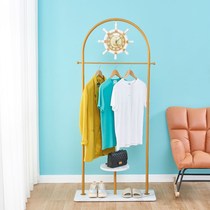 Simple storage rack hanging bag hanging clothes rack domestic clothes hanger floor bedroom balcony vertical cloakhat rack