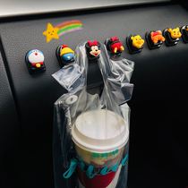 Car seat back adhesive hook car interior interior front and rear seat rear sticky storage cute cartoon car supplies women