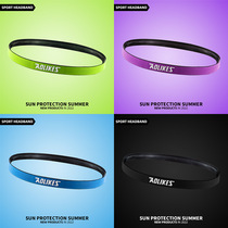 Head with male movement hair with fine yoga girl hair band Sweat Guide Sweat with sweat Sweat Fitness Basketball resistance to sweat and sweat narrow