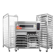 Stainless steel baking tray cart commercial multi-layer cake tray Baking tray cake bread aluminum alloy storage rack rack