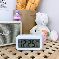ins alarm clock small alarm clock female cute students with desktop electronic watch luminous intelligent high volume clock