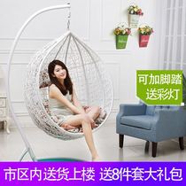 Cradle chair adult basket indoor swing sitting and lying dual-purpose hanging chair balcony Net Red Birds Nest home double lazy bed