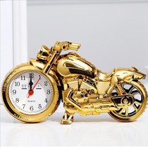 Creative motorcycle alarm clock student ringing alarm clock cute car Children cartoon bedside alarm clock desktop ornaments