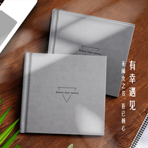 Leather wedding photo album custom wedding photo book high-end photo studio photo wedding book