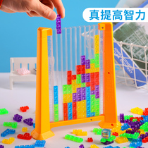 Childrens Tetris building blocks puzzle three-dimensional 3d model thinking training boys and girls early education benefit intelligence toys