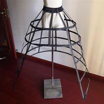 Splits Hollow Birdcage Fish Bone Skirt Lolita Lolita cosplay Black and White Carmen Violent Petticoat