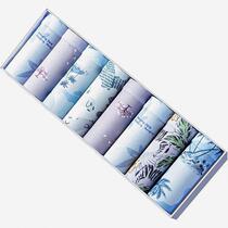 Mens underwear Mens ice Silk Air Breathable Big Code Easy no Marks Flat Corner Short Pants S Trendy Four-corner Pants Head Summer Thin