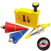 Magnetic wire drop hammer construction tool construction site cement V-shaped line Chutuo pendant automatic line take-up measuring tool