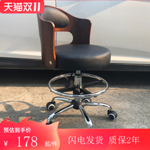 European style solid wood lift bar chair modern simple bar chair retro home high stool front desk cash register swivel chair