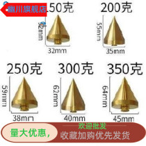 Overhanging site construction woodworking small copper wire hammer instrument hanging wire pendant V-shaped tapered pendant hammer hanging hammer smooth