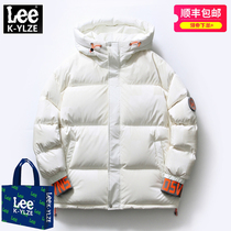 Lee achmo joint brand down jacket female male couple short 2021 new winter sports thick coat