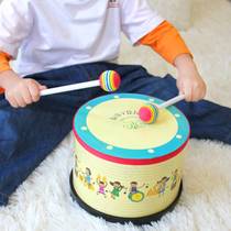 Orff Music Toys for infants and young children cartoon Korean drum 0-1-3 years old baby Enlightenment snare drum percussion instrument 2