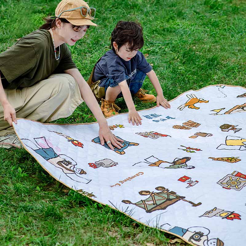 日本製ピクニックマット、アウトドアマット、防湿マット、キャンプマット、ビーチマット、公園芝生マット、折りたたみ芝生マット
