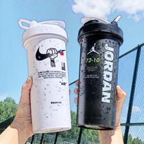 Space Cup sports water Cup summer boys basketball large capacity plastic kettle fitness portable Youth Cup