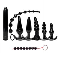 8pcs lot Silicone Anal Beads Plug G Spot Vibrator Sex Produc