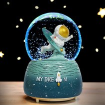 Crystal Ball Astronaut Swing Piece Children Little Boy Girl Birthday New Year Gift Astronaut Tabletop Decorations