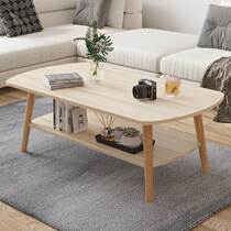Tea table Home living room minimalist modern small table small family sofa side table rental house Mini simple little tea table