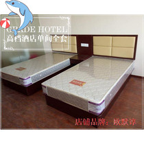 Chain Hotel Furniture Quick Guesthouse Bed Complete set room Living room Double beds Single room special large bed rental room