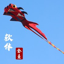 2022 new rich goldfish kite big giant high-end adult special sequin dayu11 kite easy to fly
