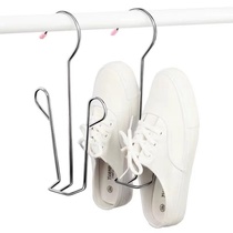 Stainless steel shoe rack shoe adhesive hook drying rack windproof hanging shoe rack hangers shoe rack window artifact