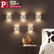 German Bermann Nordic Wall Lamp Bedroom Children Room Bed Headlights Led Modern Minima Living Room Creative Aisle Hallway
