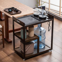 Mobile tea table minimalist modern small tea table Home tea set integrated light and luxurious living-room small tea tea car