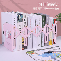 Large number book stand 1st grade elementary school childrens book stand retractable desk ins wind books leaning on the shelves Sub-contained