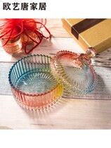 American crystal candy flush jar Glass Wedding home Living room Kitchen Storage Tank Jo Relocation Bags Sugar Vat first Accessories Box
