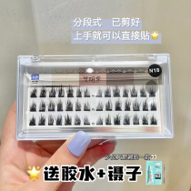 Art Research Nai Small Devil False Eyelash Woman N18 sectional cartoon Barbie eye natural simulation single-cluster grafting self-adhesive