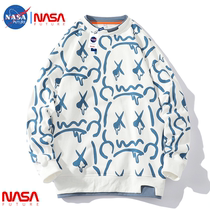NASA Tide Couple Couple Couple Sweater Spring and Autumn Current Break Two Student Couple Blade