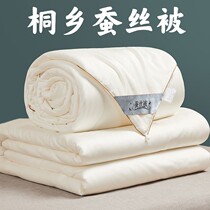 Silk quilt 9 catty silk quilt 100% Zhengzong Mulberry Silk Upscale Spring Autumn Summer Cool Air Conditioning Winter Mother is Single Double