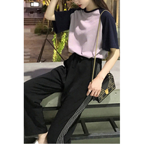 XHGE is refined in both comfort and texture with both retro and trendy collage sport wind suits