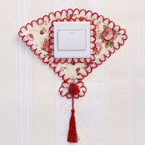 Wall Switch Socket Shelter Adornment Rims Power Protective Sheath Bedrooms American Switch Stickers Wall Sticker room Home