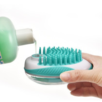 Pet Massage Silicone Gel Special Bath Brush Puppy Teddy Large Pooch Kippy Cat Kitty Rubbing Cleaner