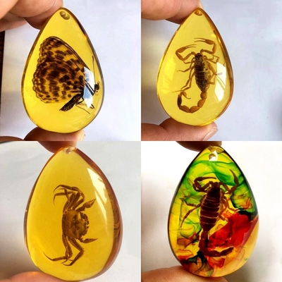 taobao agent Amber sample, children's pendant, popular science resin, jewelry, Birthday gift