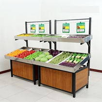 Fruit and vegetable shelf fruit store showcase shopping mall supermarket vegetable rack fruit store vegetable store vegetable rack vegetable and fruit rack