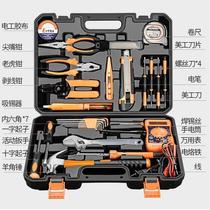 100 Pieces Home Toolbox Suit Wrench Knife Pliers Hammer Tools Combined Woodworking Electrician Tool
