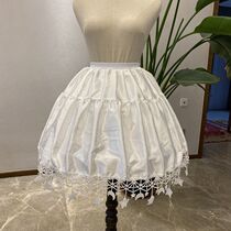 Stars adjust fish bone to support Lolitas daily violent Carmen Shirt in long puffy skirt to support lolita