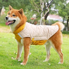 Собачья одежда Осень - зима теплая, холодная, дровяная собака Пёс Коки, большая собака, домашние животные с тягачными пряжками, выгуливающие собак в хлопчатобумажной одежде