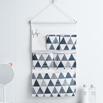 Cloth art containing hanging bag headboard hanging wall-style door rear bedroom room shelve cloth bag sub-dorm room storage deviner