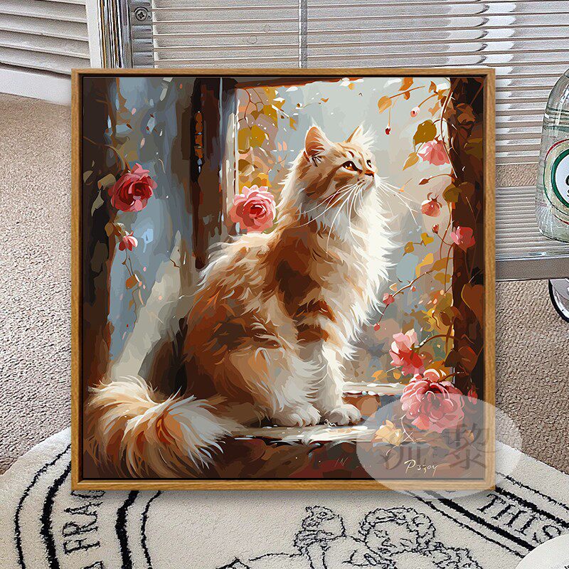 diy油画猫-diy油画猫促销价格、diy油画猫品牌- 淘宝