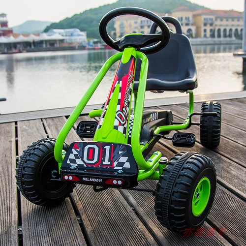 Картинг, игрушка, игрушечная машина для мальчиков, беговел с сидением, транспорт на четырех колесах, велосипед