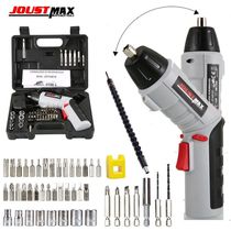 JOUATMAX household electric screwdriver rechargeable electric screwdriver hand drill mini screwdriver set